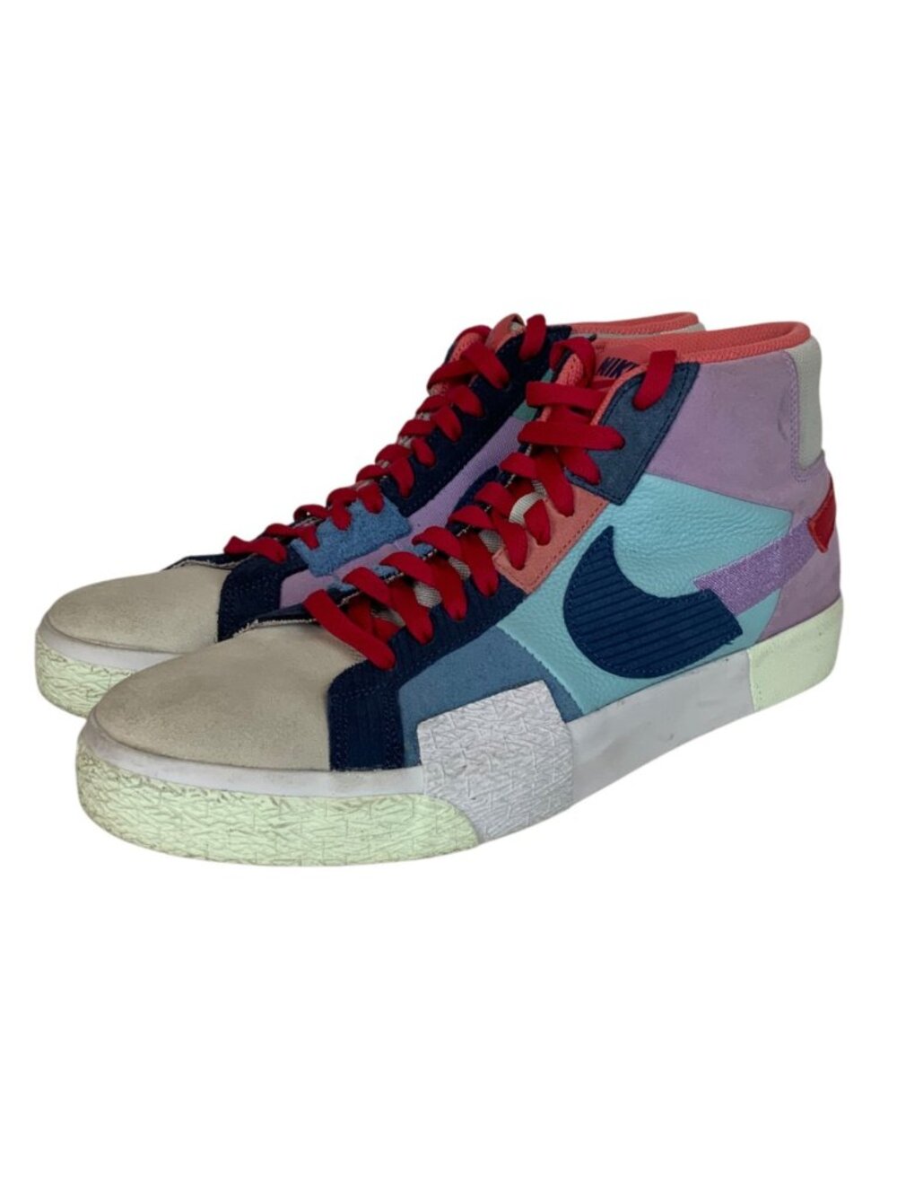 Nike SB Zoom Blazer Mid PRM Mosaic Mens Sz 10.5 Lilac Court Blue Copa DA8854-500
